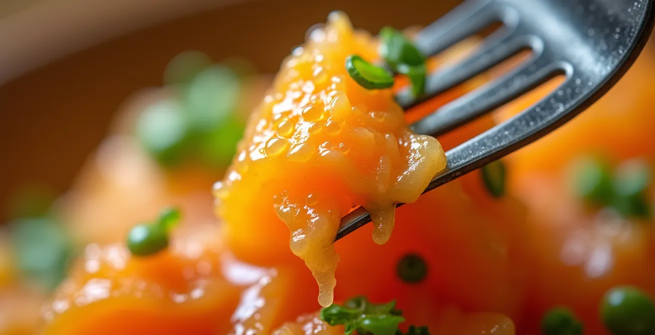 Extreme Nahaufnahme von frischen Lebensmitteltexturen beim achtsamen Essen