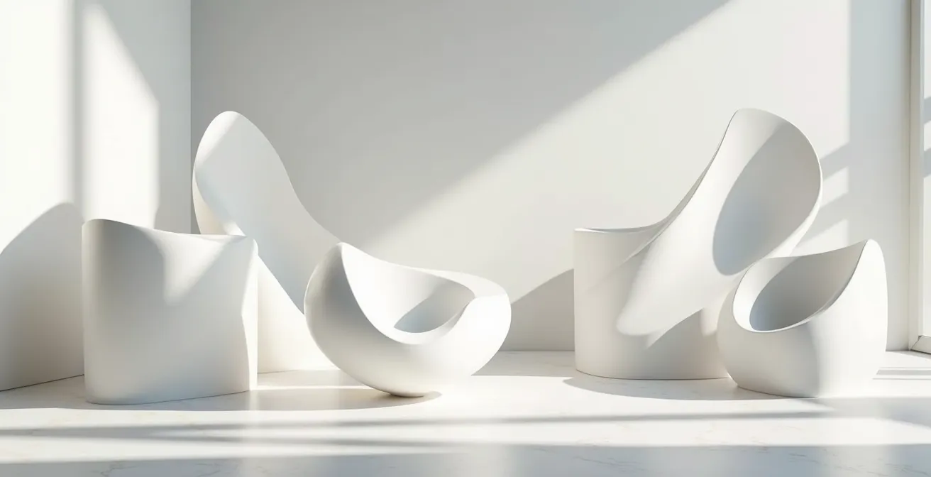 Künstlerische Darstellung harmonischer Körperkonturen und natürlicher Formgebung